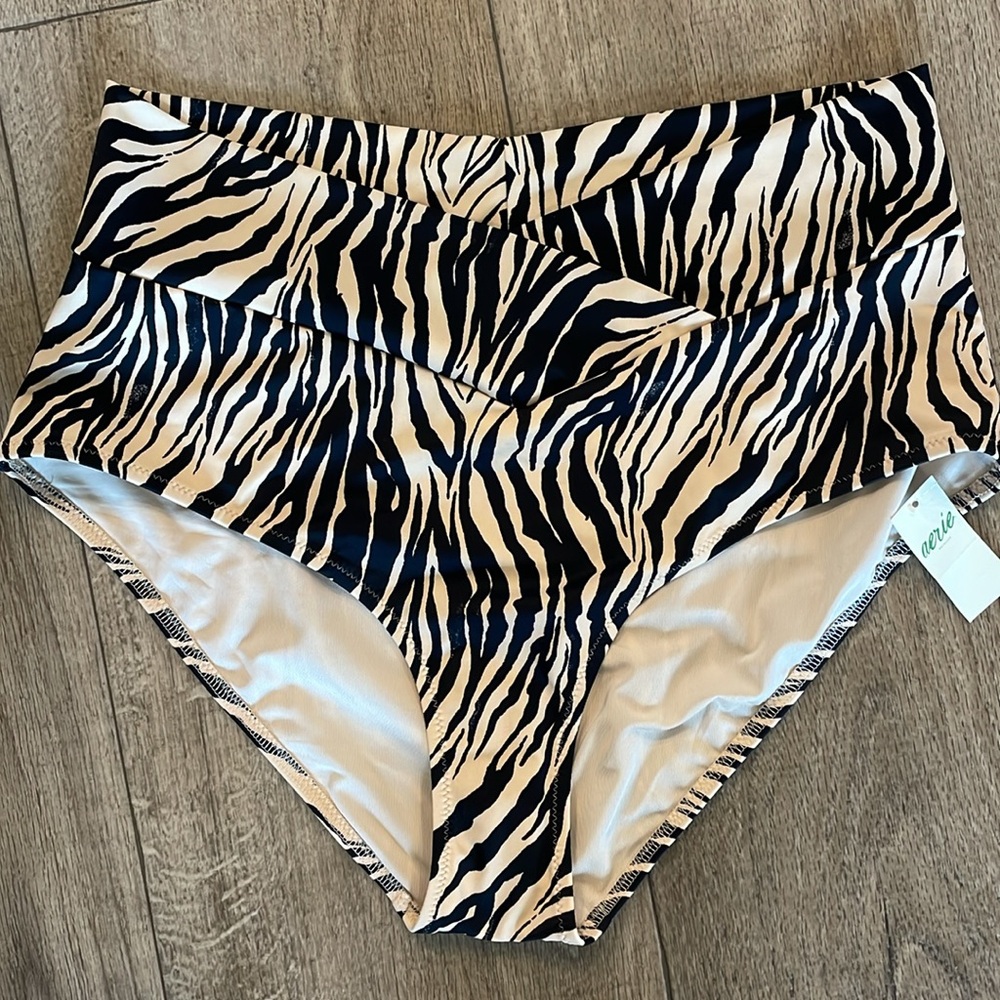 Aerie Zebra Print Bikini Bottom